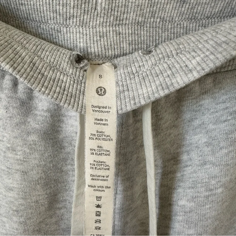 Lululemon Scuba High-Rise Jogger Heathered Core Ultra Light Grey Size 8